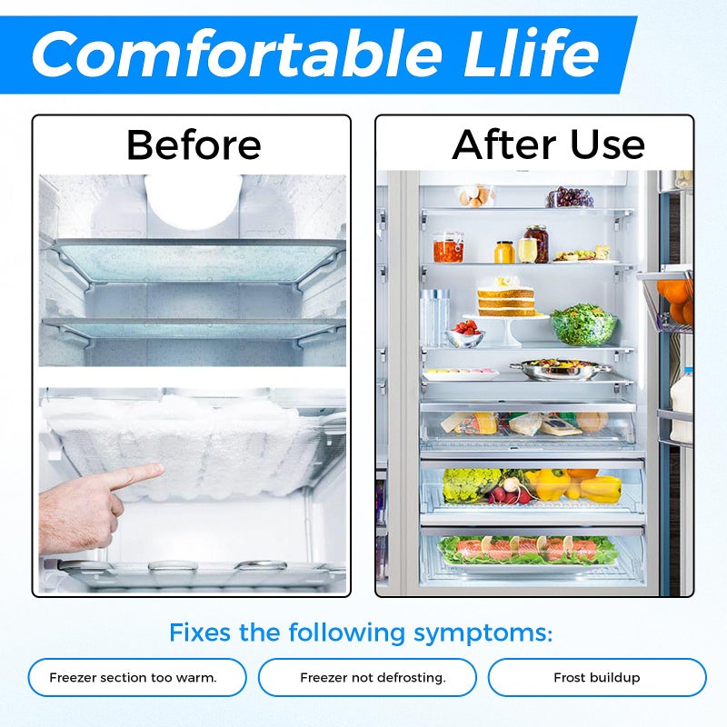 DRELD WR51X10055 Defrost Heater, Replaces AP3183311 914088 AH303781 EA303781, Replacement for GE, Kenmore GSH25JSXNSS TFX25PPBGWW GSH25ISXBSS GSHS6HGDBCSS GSH25JSDBSS GSH25JSXBSS GSL25JFPABS GSL25JFTABS - Image 5